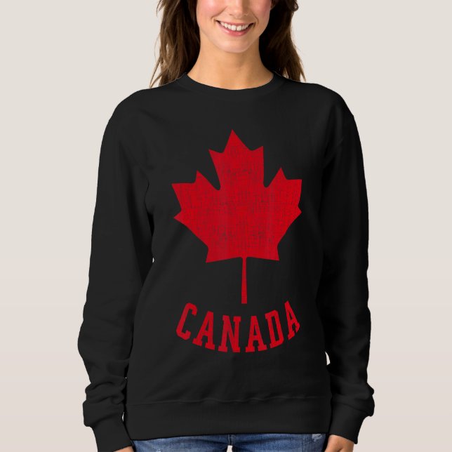 Kanadische Flagge Kanada Independece Maple Leaf Me Sweatshirt (Vorderseite)