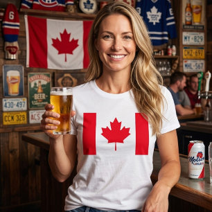 Kanadische Flagge. KANADA. Tri-Blend Shirt