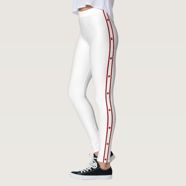 kanadische Flagge Leggings (Links)