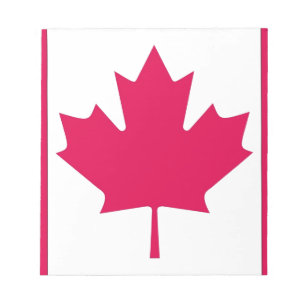 kanadische Flagge Notizblock