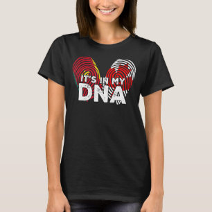 Kanadische Flagge Proud Senegal Senegalesische DNA T-Shirt