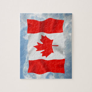 Kanadische Flagge - Puzzlespiel Puzzle
