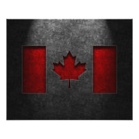 Kanadische Flagge Stone Textur