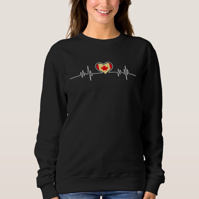 Kanadische Flagge Sweatshirt (Vorderseite)