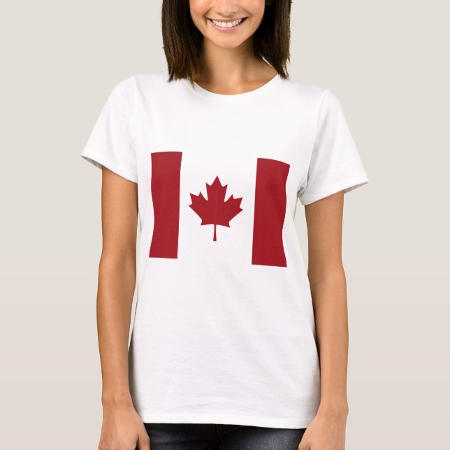 Kanadische Flagge T-Shirt (Vorderseite)