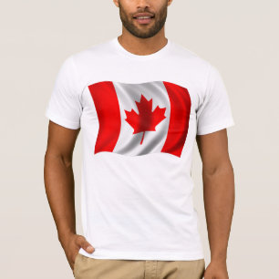 Kanadische Flaggenwinde T-Shirt