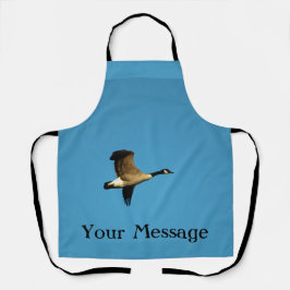 Kanadische Gans auf dem Flug Schürze