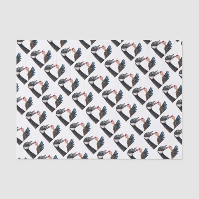 Kanadische Gans mit Eiscremegewebe Seidenpapier (Vorderseite)