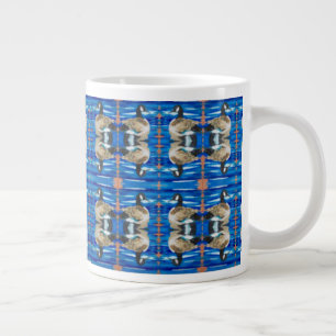 Kanadische Gänse in einem Row Cup Jumbo-Tasse