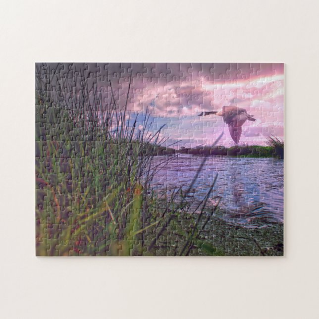 kanadische Gänse Puzzle (Horizontal)