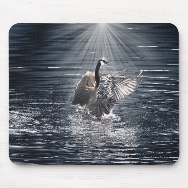 Kanadische Gänse- und Wasserwelt Mousepad (Vorne)