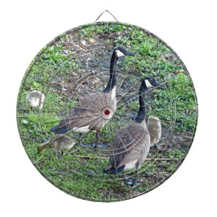 Kanadische Gänserfamilie Dartscheibe