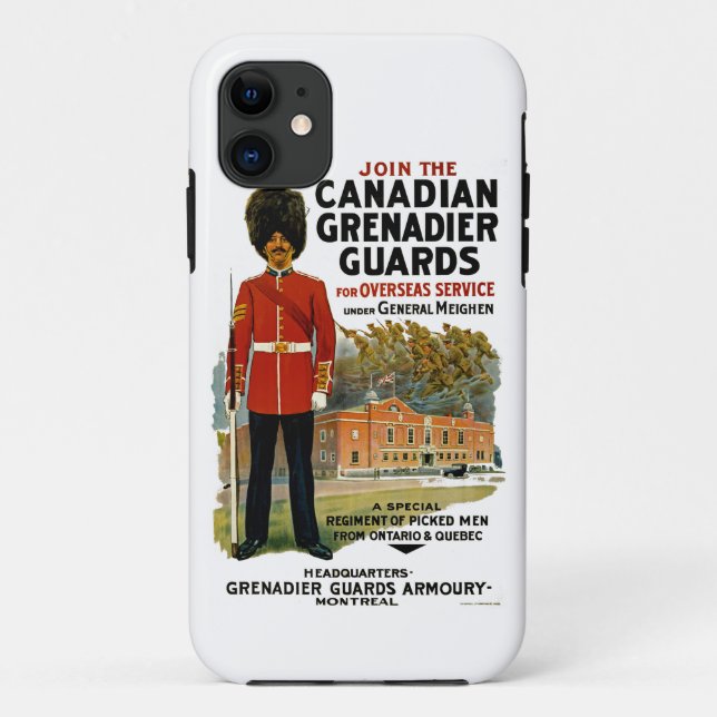 Kanadische Grenadierwache Case-Mate iPhone Hülle (Rückseite)