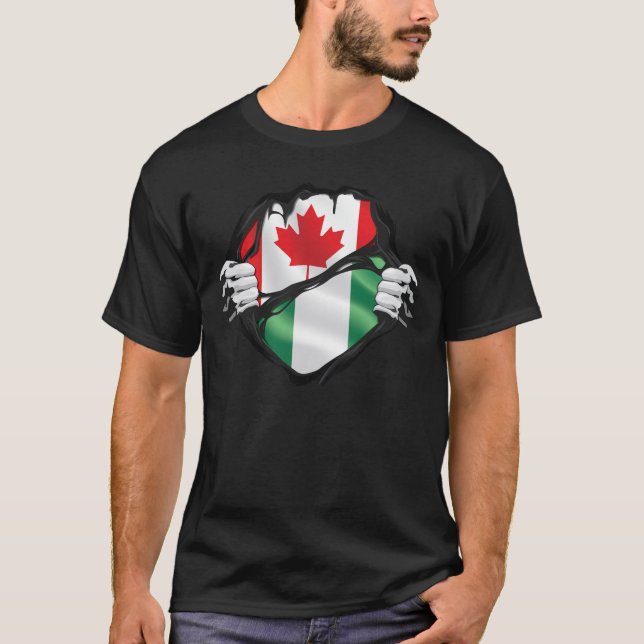Kanadische Händlerflagge T-Shirt (Vorderseite)