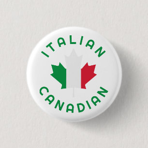 kanadische italienische Wurzeln Button