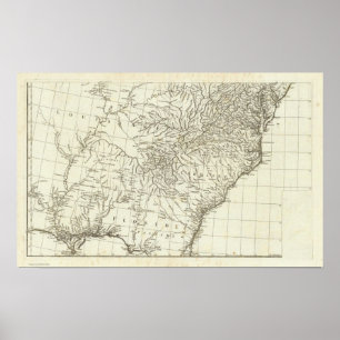 Kanadische Karte Poster