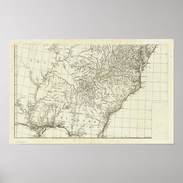 Kanadische Karte Poster (Vorne)