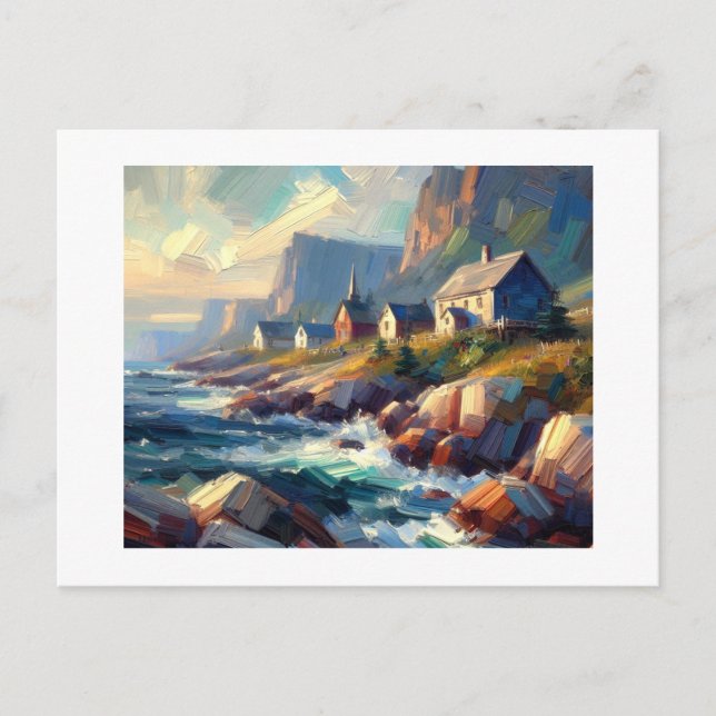 Kanadische Küste, Postkarte (Vorderseite)