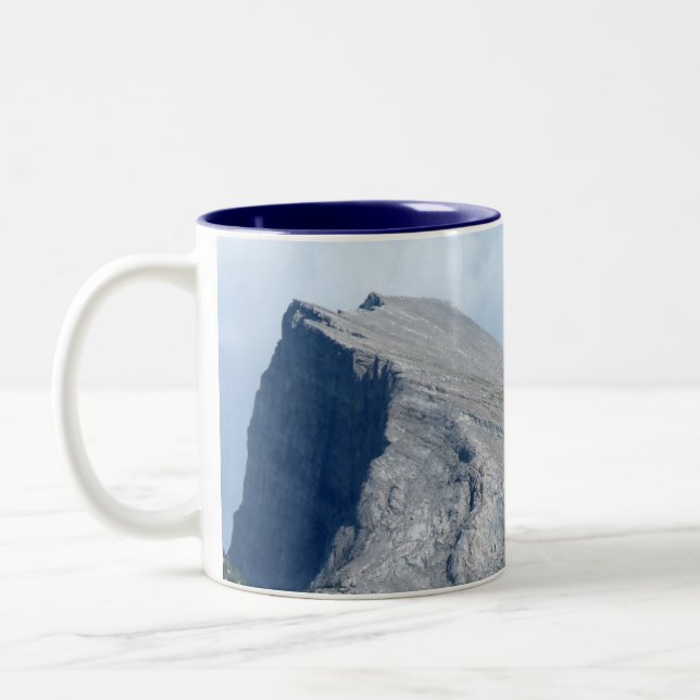 Kanadische Landschaften Cups Banff Rocky Mountains Zweifarbige Tasse (Links)