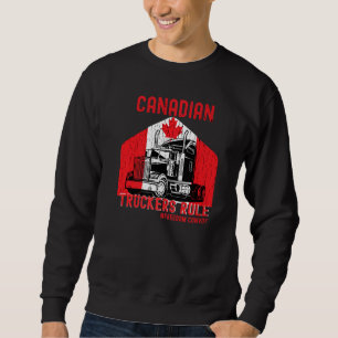 Kanadische Lastkraftwagen regieren Freiheitskonvoi Sweatshirt