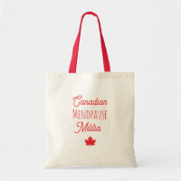 Kanadische Menopause Militia Tasche