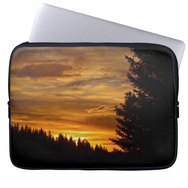 Kanadische Naturlandschaft Sonnenuntergang Laptopschutzhülle (Vorderseite)