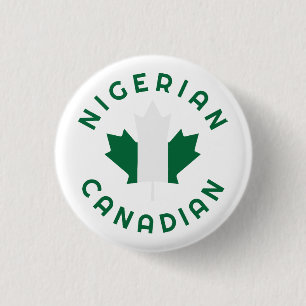 Kanadische nigerianische Wurzeln Button
