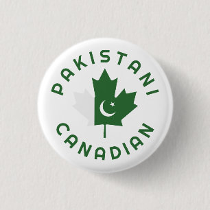 Kanadische pakistanische Wurzeln Button