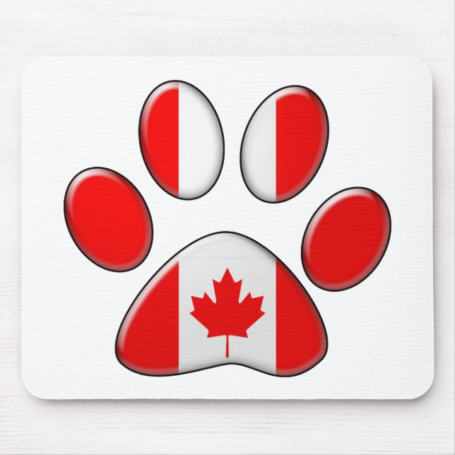 Kanadische patriotische Katze Mousepad (Vorne)