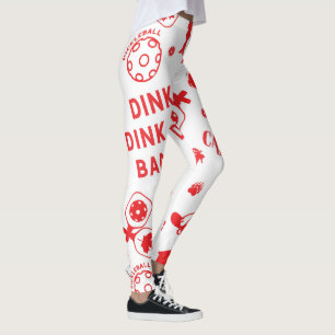 Kanadische Pickleballs (XL-Fliesengröße) Leggings