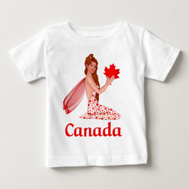 kanadische Pixie mit Ahornleaf Baby T-shirt (Vorderseite)