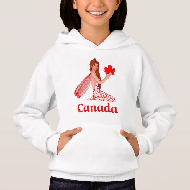 kanadische Pixie mit Ahornleaf Hoodie (Vorderseite)