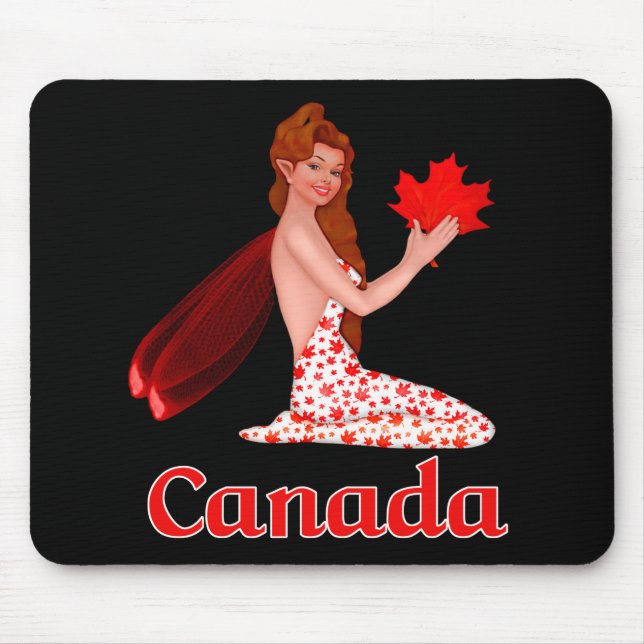 kanadische Pixie mit Ahornleaf Mousepad (Vorne)