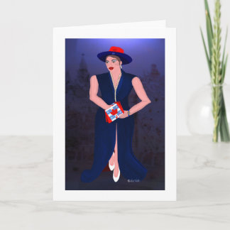 Kanadische Quebecerin LeeMarie's kreatives Design Karte