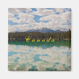 Kanadische Reflexion über die Wasserlandschaft Magnet