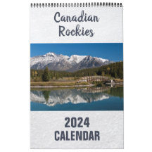 Kanadische Rockies 2024 - Kalender