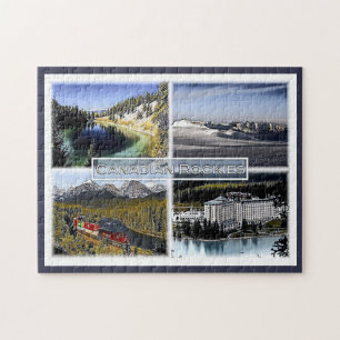 Kanadische Rockies - Kanada - Mosaik - Puzzle