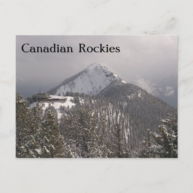 Kanadische Rockies Postkarte (Vorderseite)