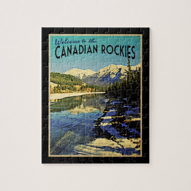 Kanadische Rockies Puzzle (Vertikal)