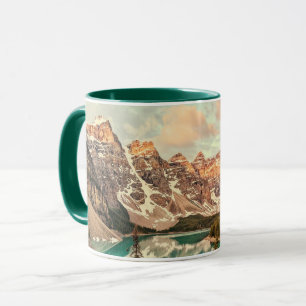 Kanadische Rockies stilisiert Tasse
