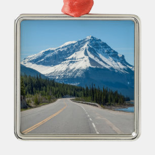 Kanadische Rocky Mountains - Icefields Parkway Hig Ornament Aus Metall