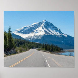 Kanadische Rocky Mountains - Icefields Parkway Hig Poster