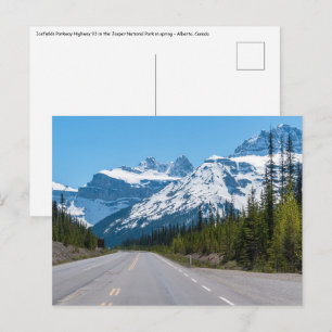 Kanadische Rocky Mountains - Icefields Parkway Hig Postkarte