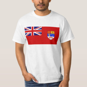 Kanadische rote Fahneflagge T-Shirt