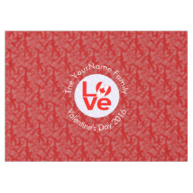 Kanadische rote LOVE-Flagge personalisiert