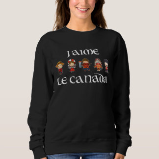 Kanadische Sprichwörter Nationalität Sweatshirt