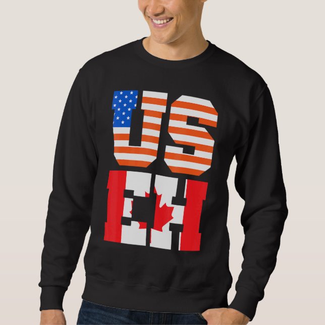 Kanadische Staatsbürgerflagge Kanada Tag USA Kanad Sweatshirt (Vorderseite)