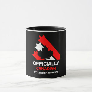 Kanadische Staatsbürgerschaft Geschenk Feier Tasse