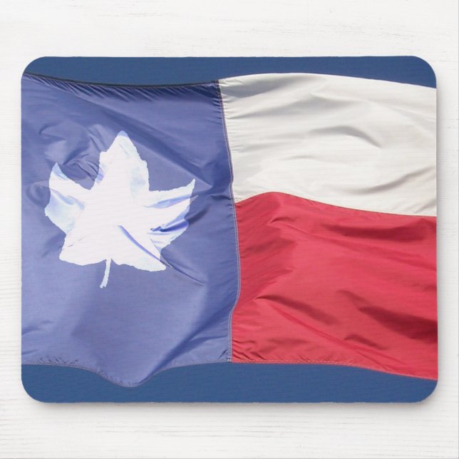 kanadische/texanische Flagge Mousepad (Vorne)
