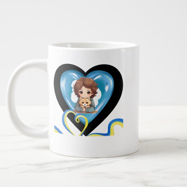 Kanadische Vaterschaft Toronto Vaters Liebe Vancou Jumbo-Tasse (Links)